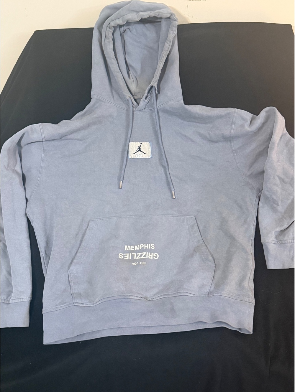 Jordan Memphis Grizzlies Light Blue Hoodie Sweatshirt